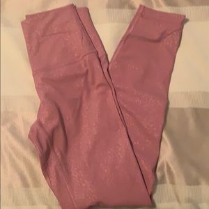 Lululemon pink print align leggings